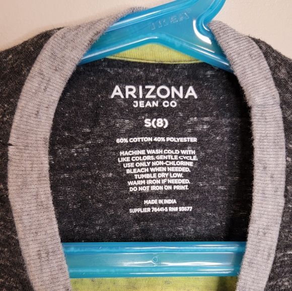 Xersion / Arizona 2 Boys Long Sleeve Tops Hooded Pullover Gray sz Small & Medium - Picture 7 of 10